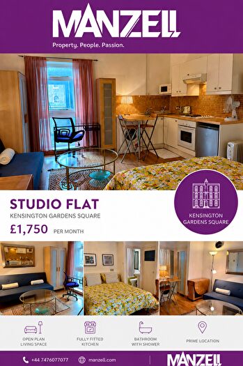 Studio To Rent In Kensington Gardens Square, London, W2