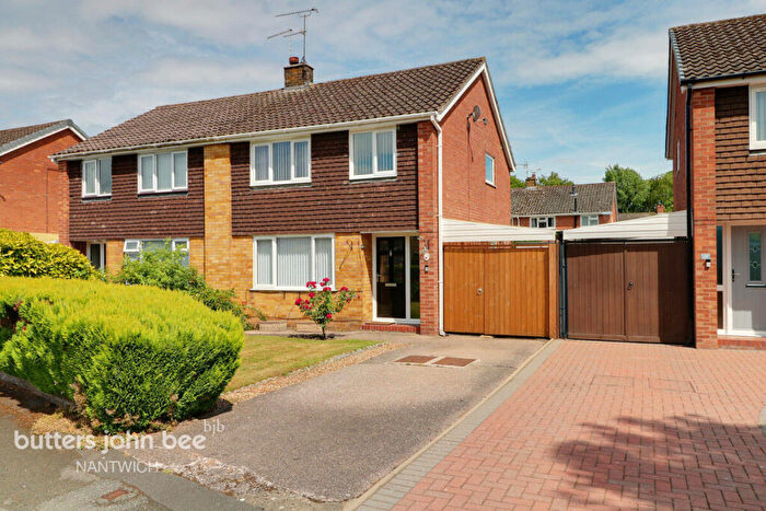 3 Bedroom Semi Detached House For Sale In Cherrington Road, Nantwich, CW5