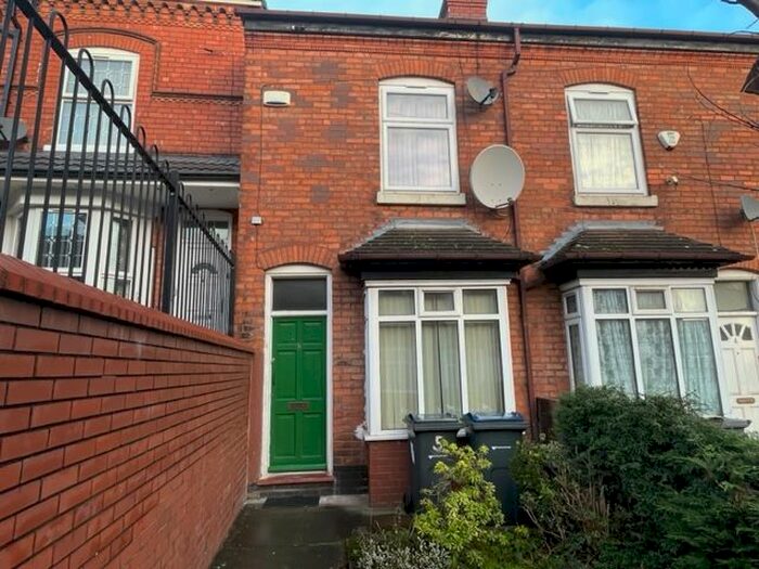 2 Bedroom Terraced House To Rent In Stretton Grove, Sydenham Road, Sparkhill, Birmingham, B11