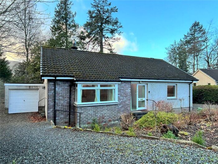 2 Bedroom Bungalow For Sale In Dundarach Gardens, Pitlochry, Perthshire, PH16