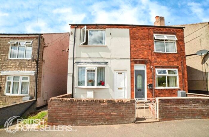 2 Bedroom Semi Detached House For Sale In New Lane, Hilcote, Alfreton, Derbyshire, DE55