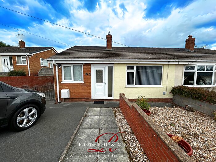 2 Bedroom Semi-Detached Bungalow For Sale In Cadnant Drive, Bagillt, Flintshire, CH6