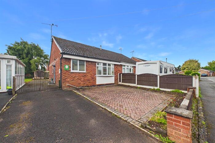 2 Bedroom Semi-Detached Bungalow For Sale In Shipton Drive, Uttoxeter, Staffordshire, ST14