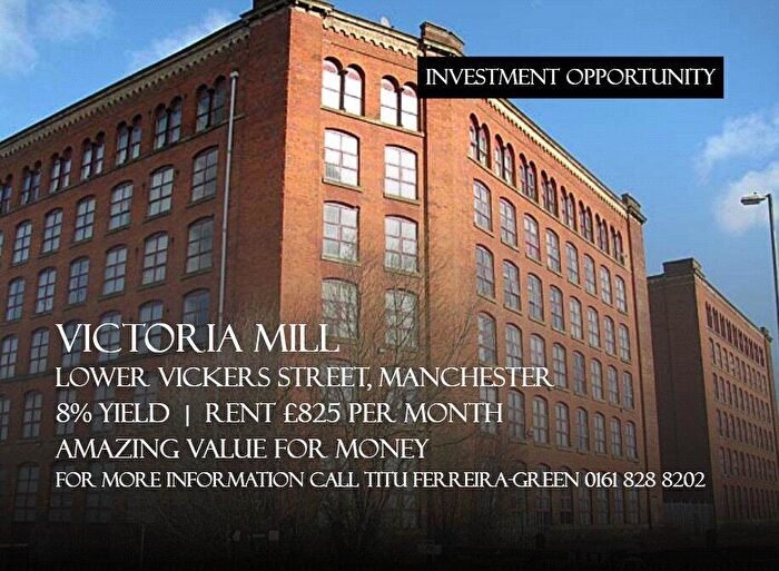 1 Bedroom Apartment For Sale In Victoria Mill, Lower Vickers Street, Manchester, M40