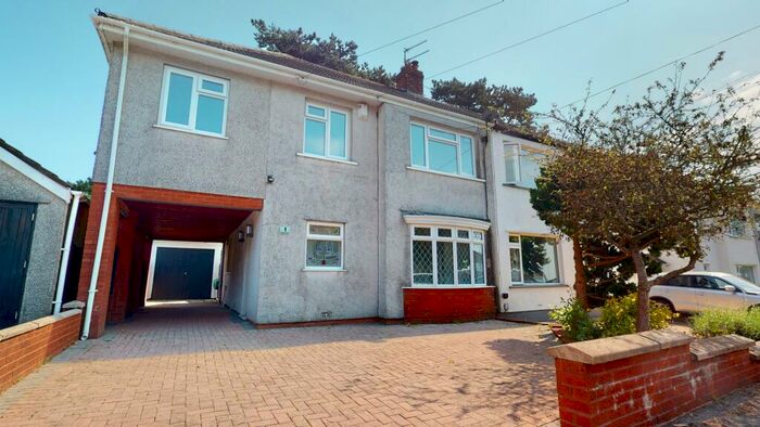 4 Bedroom Semi-Detached House To Rent In Clos Fach, Rhiwbina, Cardiff, CF14