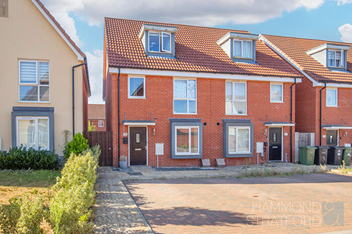3 Bedroom Semi-Detached House For Sale In Velvet Close, Wymondham, NR18