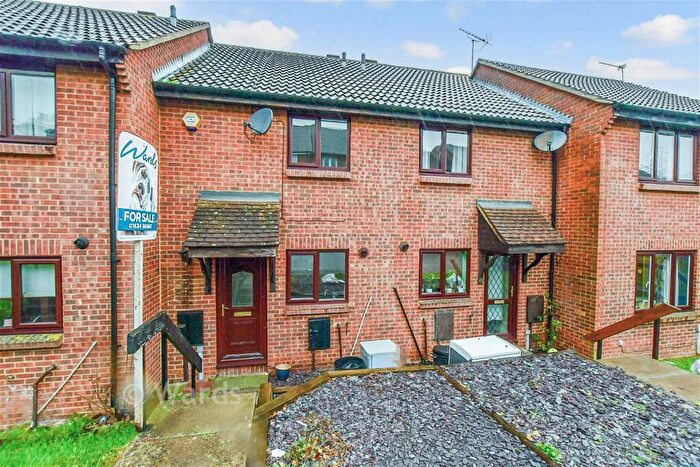 2 Bedroom Terraced House For Sale In Bilsington Close, Walderslade, Chatham, Kent, ME5
