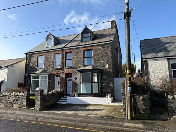 4 Bedroom Semi Detached House For Sale In High Street, Delabole, Cornwall, PL33