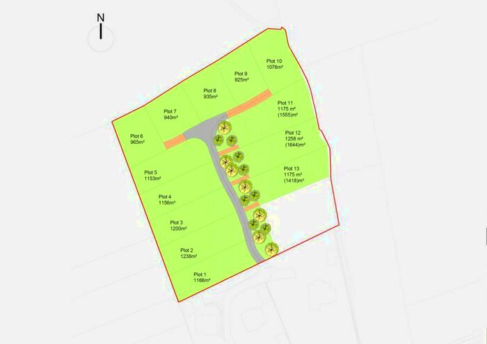 Land For Sale In North Carol Wood, The Avenue, Medburn, Northumberland, NE20