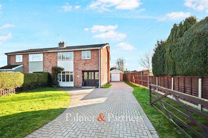 3 Bedroom Semi Detached House For Sale In Church Road, Elmstead, Colchester, Essex, CO7