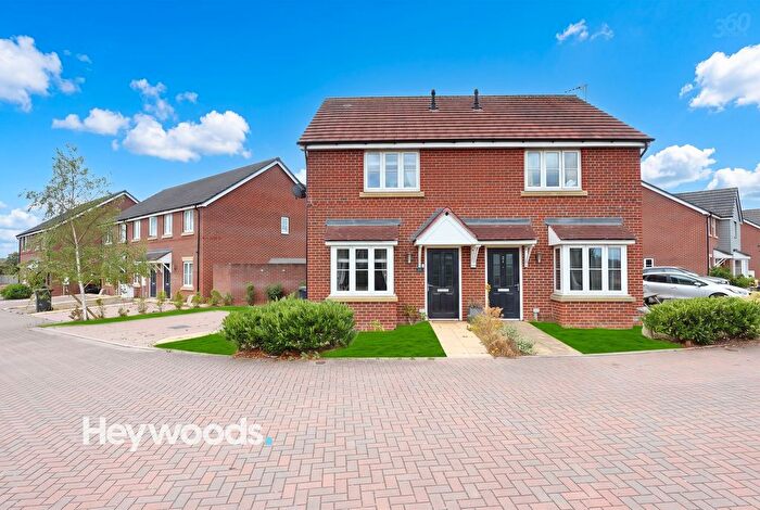 2 Bedroom Semi-detached House For Sale In Swale Croft, Baldwins Gate, ST5
