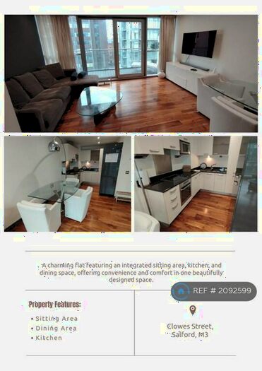2 Bedroom Flat To Rent In Clowes Street, Salford, M3