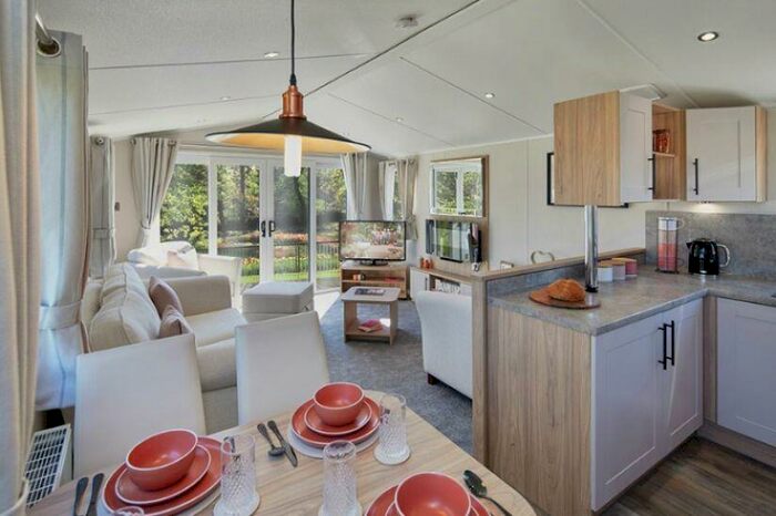 2 Bedroom Caravan For Sale In The Orchards Holiday Park, Main Road, Newbridge, Isle Of Wight, PO41