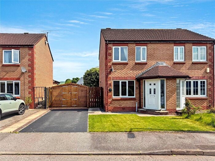2 Bedroom Semi-detached House For Sale In Wellington Avenue, Heathhall, Dumfries, Dumfries And Galloway, DG1