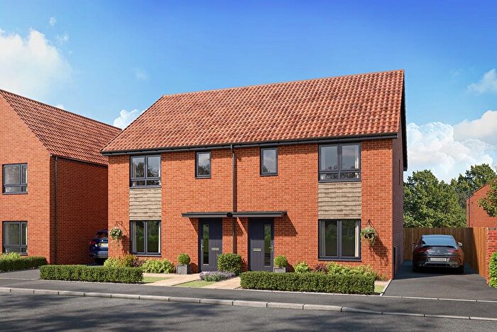 3 Bedroom Semi-Detached House For Sale In "The Eynsford - Plot " At Auster Place At Brightwell Lakes, Auster Way, Martlesham, IP5