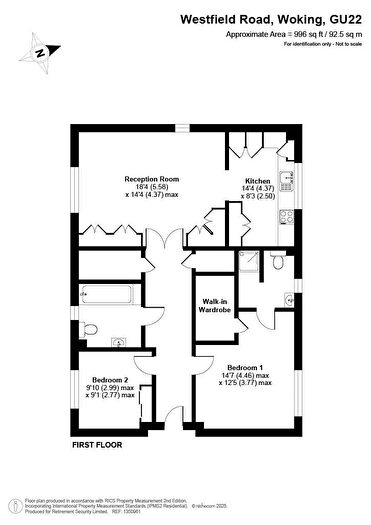 2 Bedroom Retirement Property For Sale In The Fairways, Mayford Grange, Woking, GU22