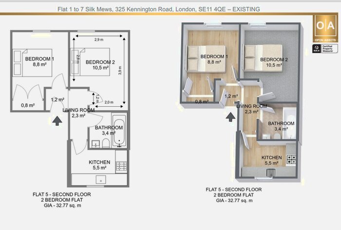 2 Bedroom Flat To Rent In Kennington Road, Kennington, SE11