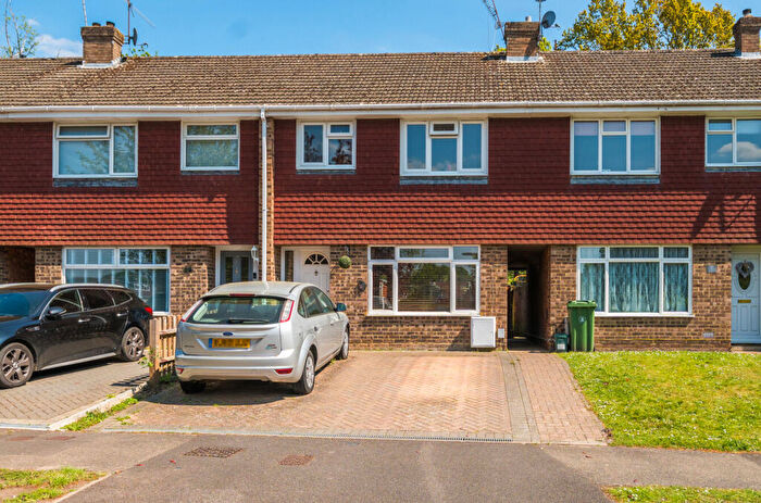 3 Bedroom Terraced House For Sale In Nightingale Drive, Mytchett, Camberley, Surrey, GU16