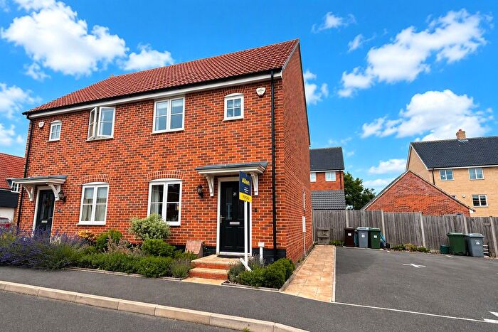 2 Bedroom Semi-Detached House For Sale In Flycatcher Way, Sprowston, Norwich, Norfolk, NR7