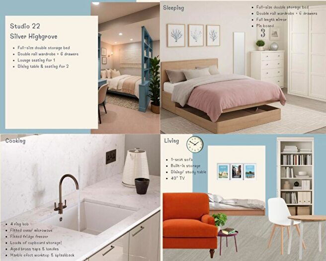 1 Bedroom Apartment To Rent In Silver Highgrove- Studio |Verney St, EX1