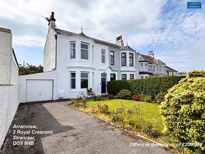 4 Bedroom Semi-Detached House For Sale In Royal Crescent, Stranraer, DG9