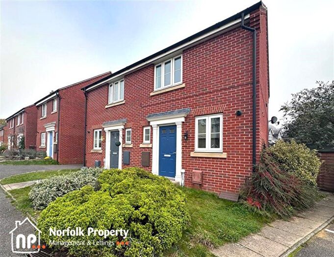 2 Bedroom Semi Detached House To Rent In New Costessey, NR5