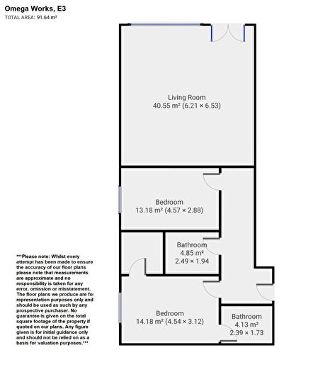 2 Bedroom Flat For Sale In Roach Road, London, E3 - Photo 11