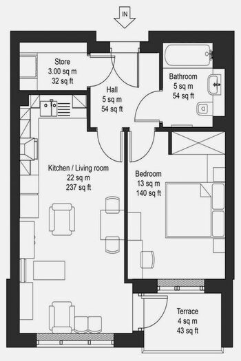 1 Bedroom Flat To Rent In Hornchurch Road, Uxbridge, UB10