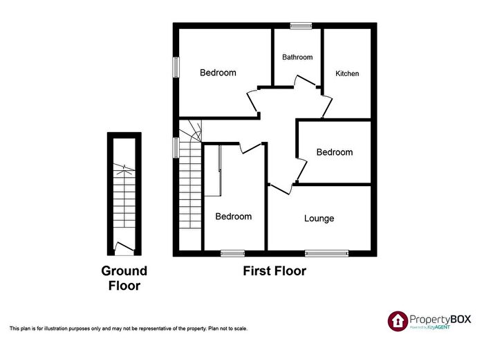3 Bedroom Flat To Rent In Dereham Terrace, Stakeford, Choppington, NE62
