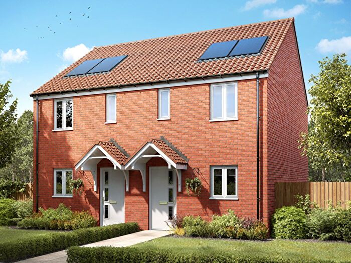 2 Bedroom Semi Detached House For Sale In "The Alnmouth" At Diamond Road, Ashchurch, Tewkesbury, GL20