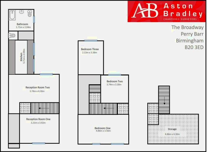 3 Bedroom Terraced House To Rent In The Broadway, Handsworth, Birmingham, B20