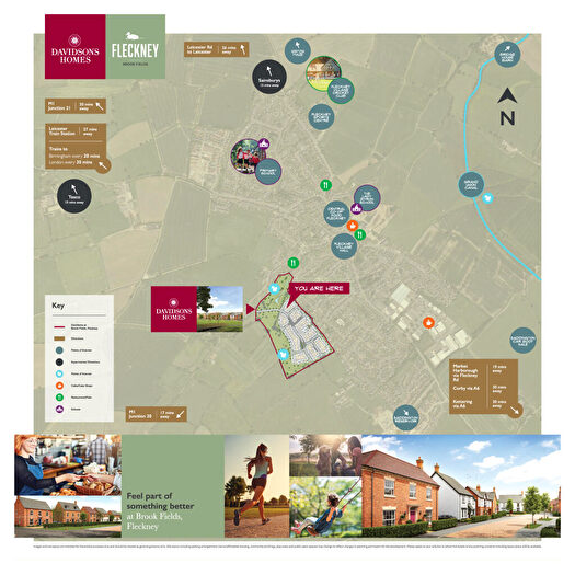 3 Bedroom Detached House For Sale In Blackbird Road, Fleckney, Leicestershire, LE8