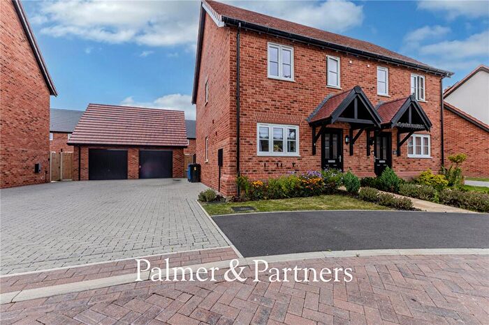 2 Bedroom Semi-Detached House For Sale In Hawkes Drive, Shotley Gate, Ipswich, Suffolk, IP9
