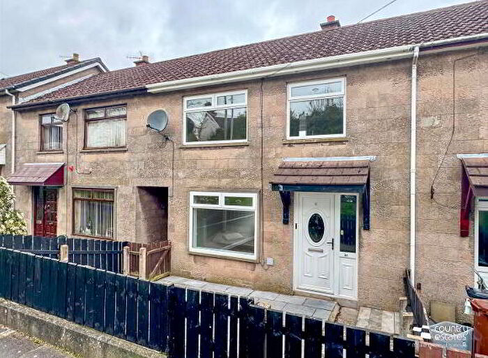 3 Bedroom Mid Terraced House For Sale In Bellevue Place, Ballyclare, BT39