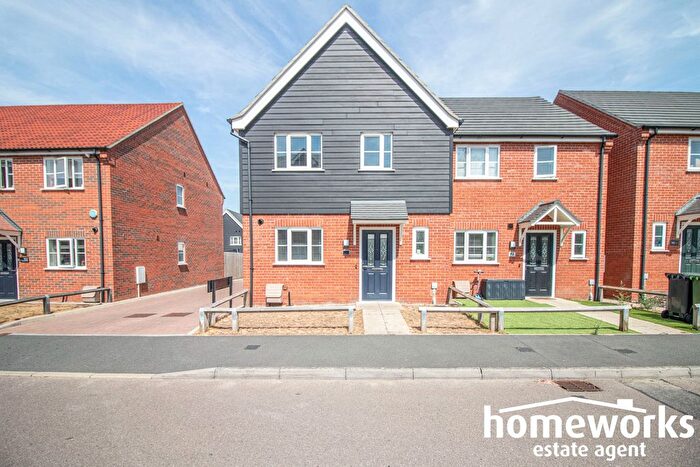 3 Bedroom Semi Detached House For Sale In Fortress Road, Carbrooke, Thetford, IP25
