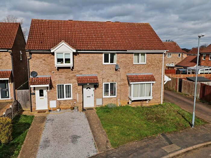 2 Bedroom Terraced House For Sale In Alder Close, Eaton Ford, St Neots, PE19