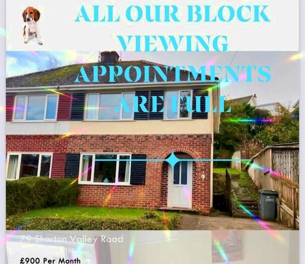 3 Bedroom Semi-Detached House To Rent In Shorton Valley Road, Preston, Paignton TQ3