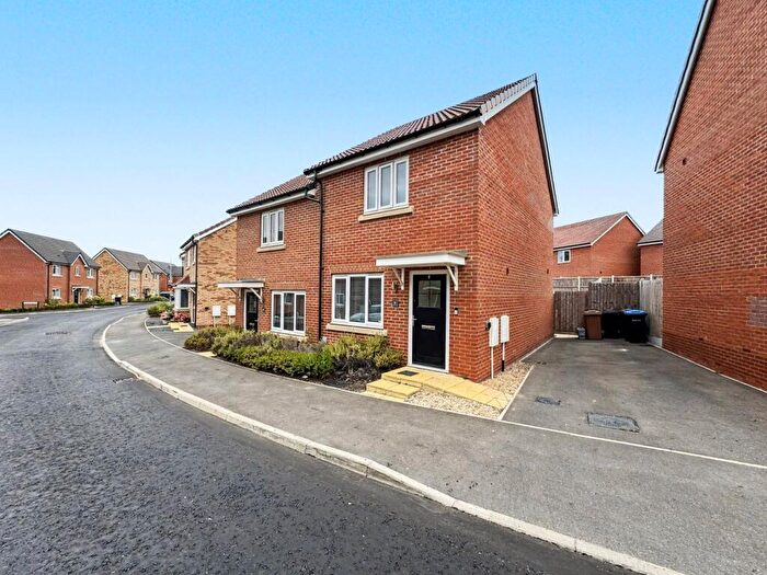 2 Bedroom Semi Detached House For Sale In Hummingbird Drive, Stowmarket, Stowmarket, IP14