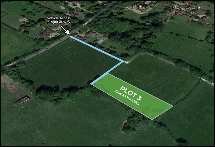 Land For Sale In Plot, Picketts Lane, Horley, Surrey, RH1