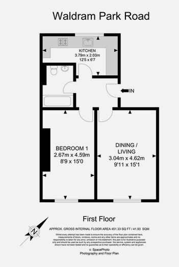 1 Bedroom Flat To Rent In Waldram Park Road, London, SE23