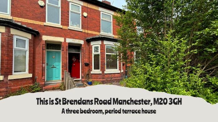 3 Bedroom Terraced House To Rent In St. Brendans Road Manchester, M20