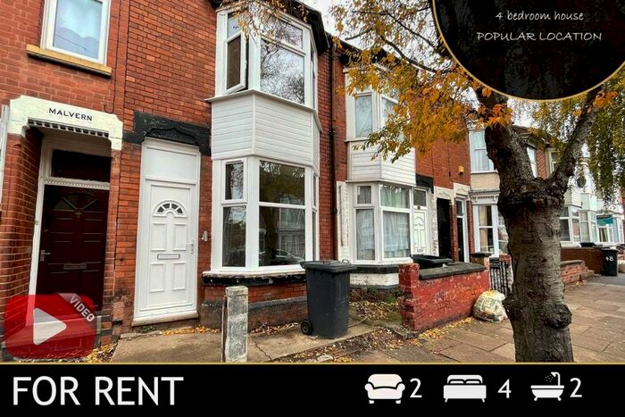 4 Bedroom Terraced House To Rent In Stuart Street, Leicester, Leicestershire, LE3