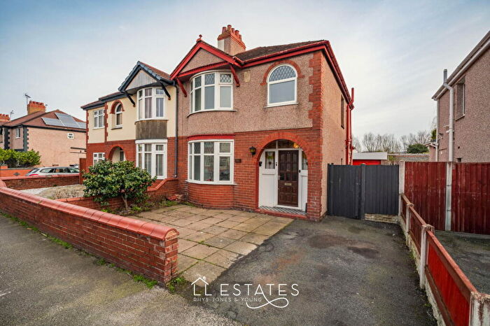 3 Bedroom Semi-Detached House For Sale In Clifton Park Road, Rhyl, LL18