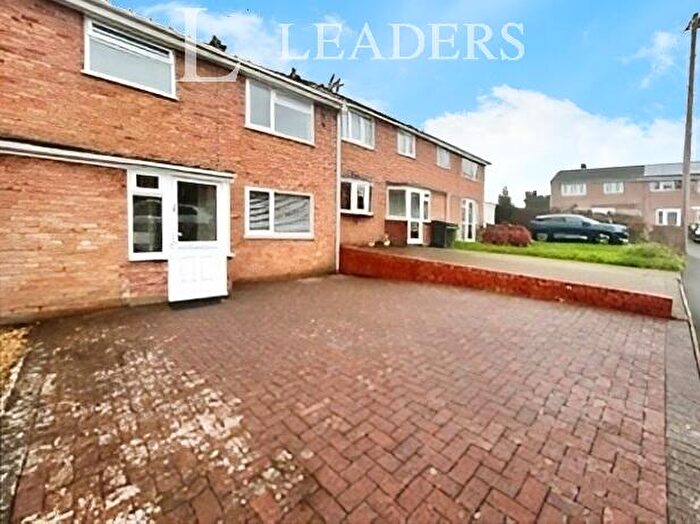 3 Bedroom Terraced House To Rent In Durham Close, Bromsgrove, Worcestershire, B61