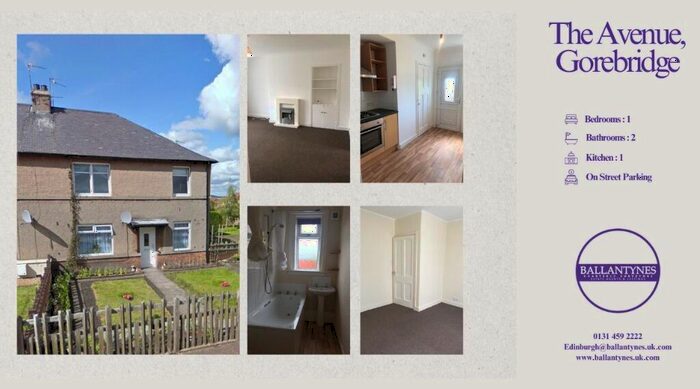 2 Bedroom Flat To Rent In The Avenue, Gorebridge, Midlothian, EH23