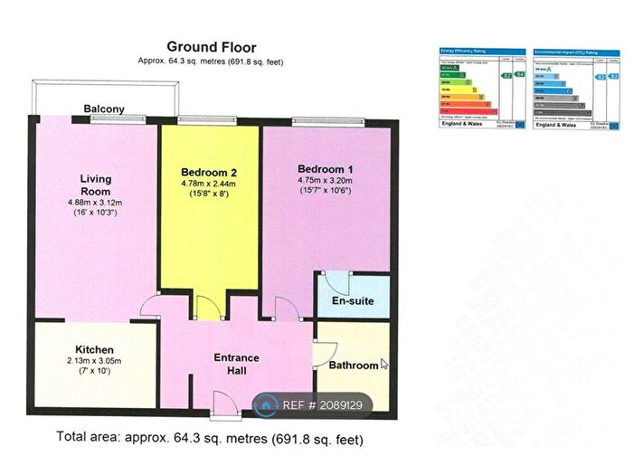 2 Bedroom Flat To Rent In Clarkson Court, Hatfield, AL10