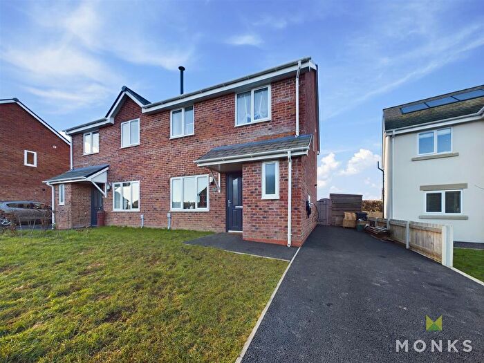 3 Bedroom Semi-Detached House For Sale In Cysgod Y Gyrn, Llansilin, Oswestry, SY10