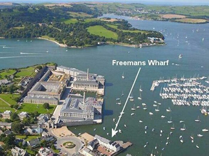 2 Bedroom Town House For Sale In Freemans Wharf, Plymouth, Devon, PL1