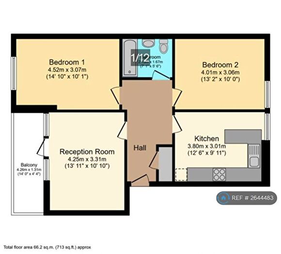 2 Bedroom Flat To Rent In Albion Road, London, N16