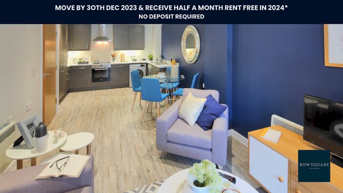 2 Bedroom Apartment To Rent In Bow Square, Back Of The Walls, Southampton, Hampshire, SO14